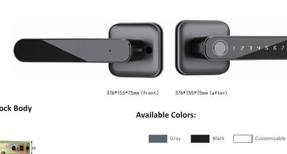 Smart Lever Lock - Model P18-02, catalogue product views